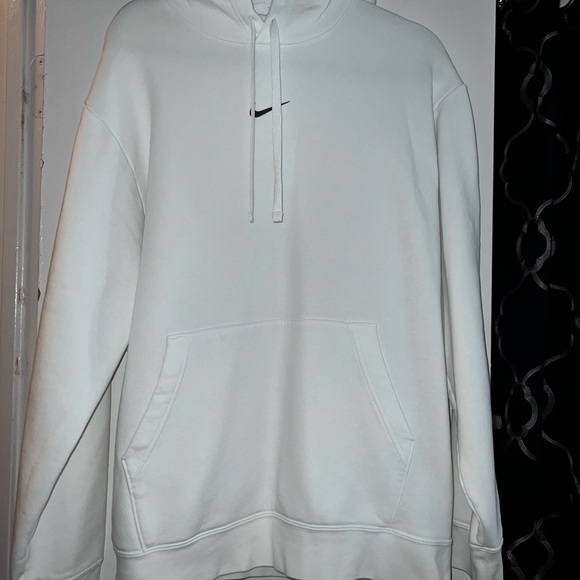 Mens Nike logo white hoodie - Picture 5 of 5